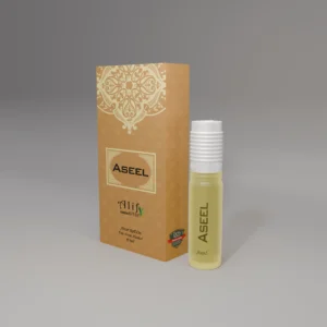 introducing "aseel" a luxurious oil perfume crafted exclusively for women who appreciate the finer things in life. aseel is a harmonious blend of rich and captivating notes that evoke a sense of elegance and timeless beauty. the deep, enchanting essence of oud intertwines with the delicate softness of rose, creating a mesmerizing heart that is both warm and spicy. fresh green and spicy accents add a vibrant touch, while woody undertones ground the scent with a natural allure. aromatic and metallic hints lend a modern twist, balanced by a powdery floral finish that lingers gracefully on the skin. aseel is more than just a fragrance; it is an experience, a statement of sophistication and refined taste.
